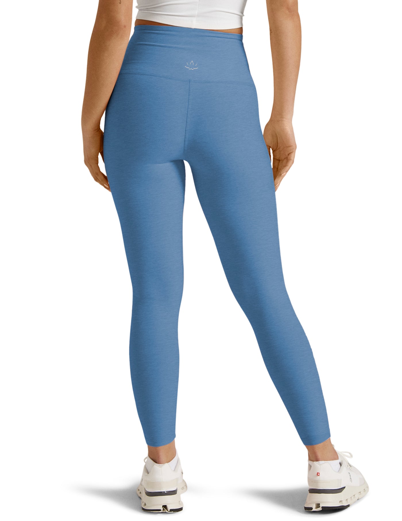 Beyond Yoga Caught in the Midi Legging - Sky Blue Heather