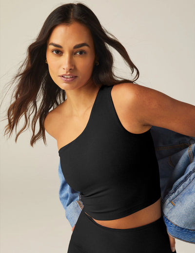 Beyond Yoga Spacedye The Bold Shoulder Cropped Tank