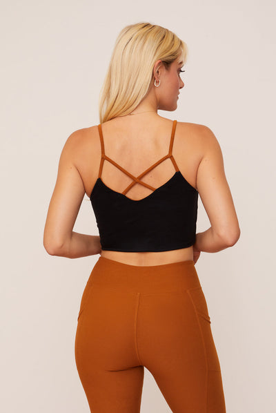 Turmeric Crisscross Four-Way Top