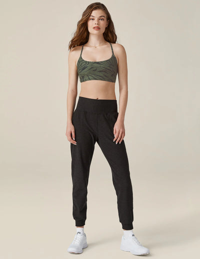 Beyond Yoga Spacedye Midi Jogger - Black