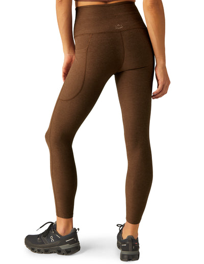 Beyond Yoga Go Pocket Midi Legging - Mocha