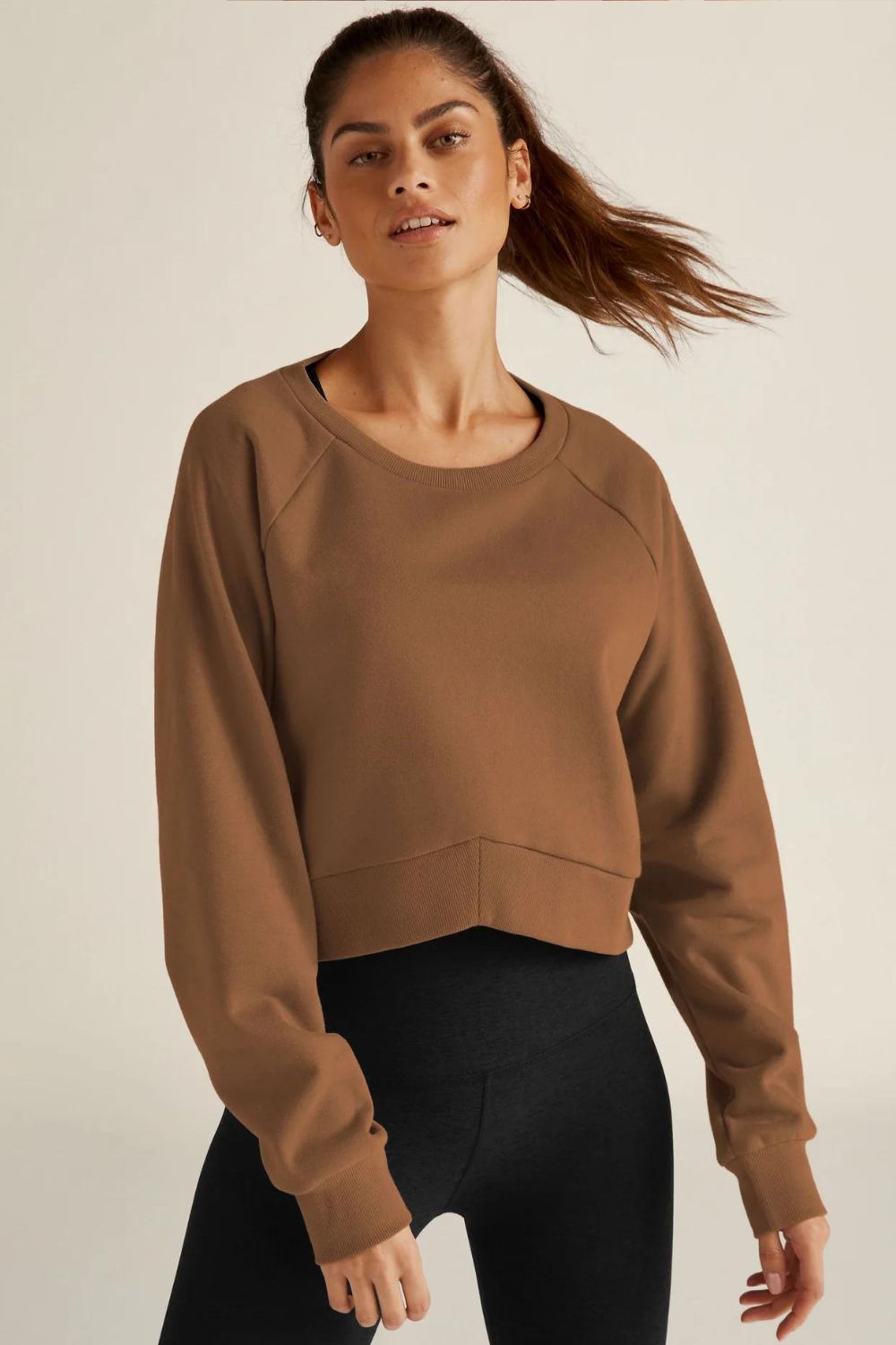 Beyond Yoga Uplift Cropped Pullover