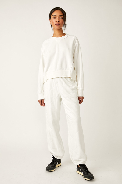 Free People Intercept Pullover - White