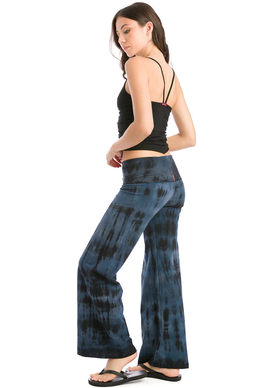 HardTail Rolldown Wide Leg Pant - Cloud Wash