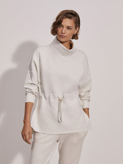 Varley Freya Sweat - Ivory Marl