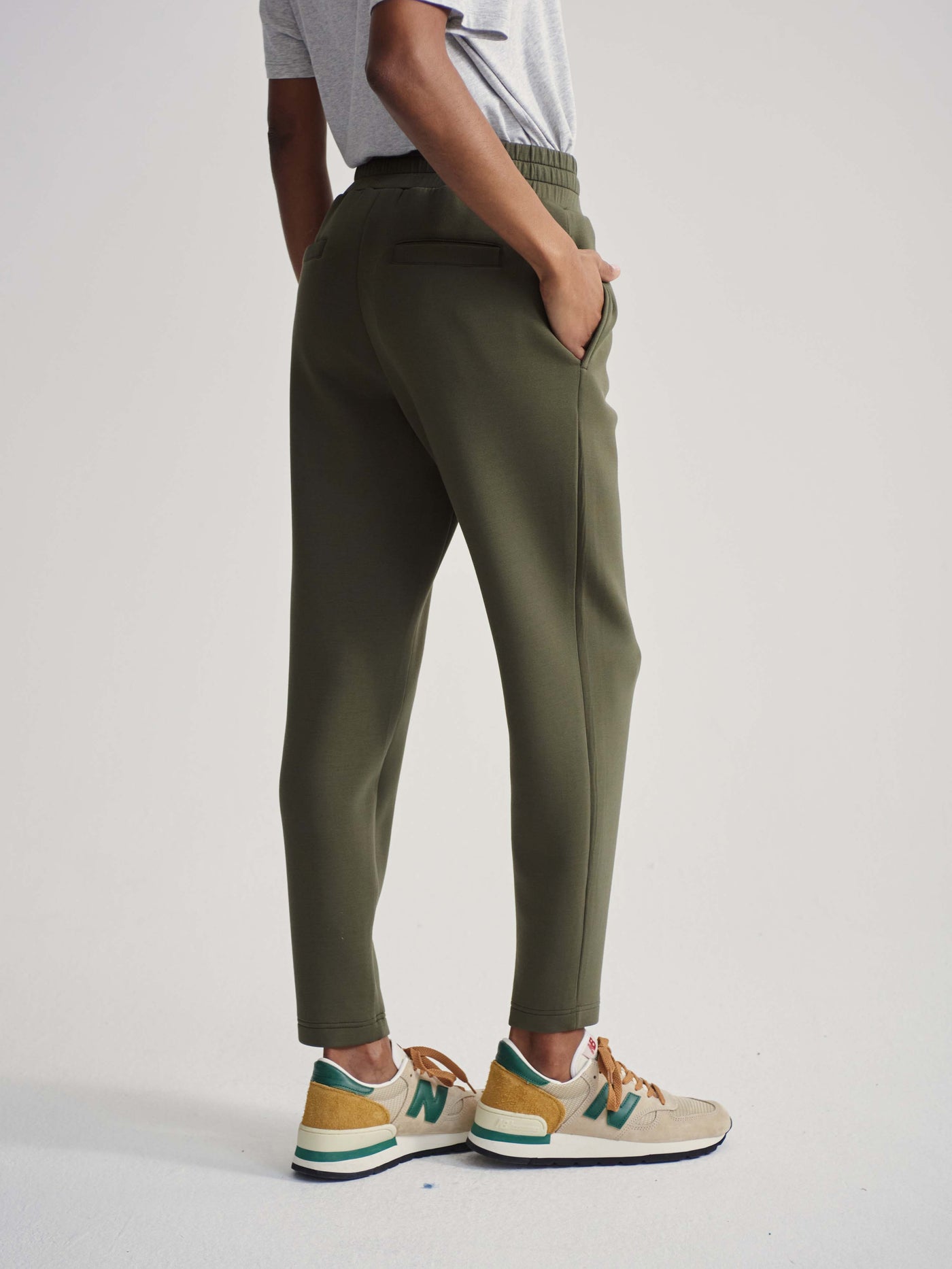 Varley Slim Cuff Pant 25 - Olive Night