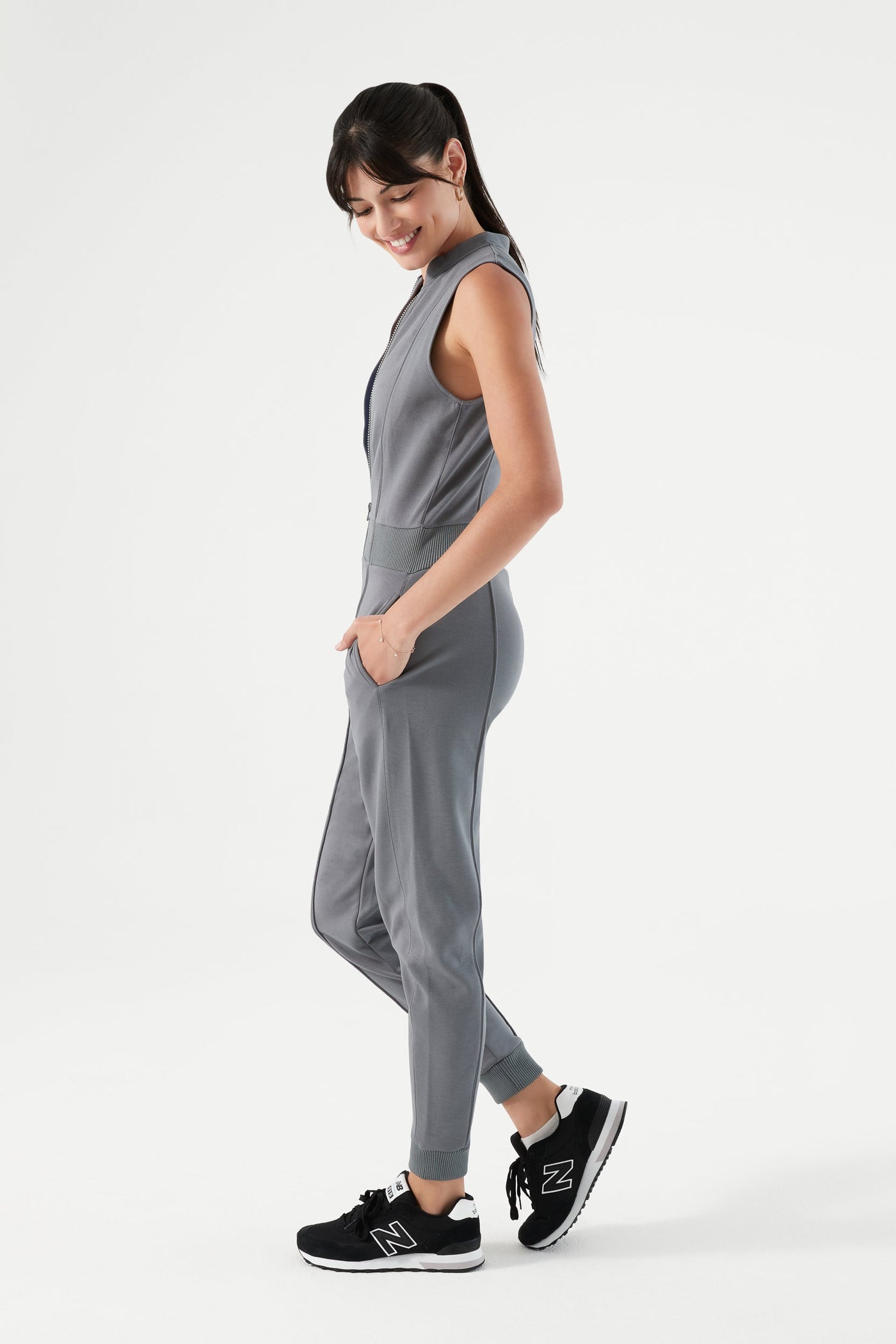 Sleek Velocity Jumpsuit