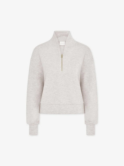 Varley Davidson Sweat - Ivory Marl