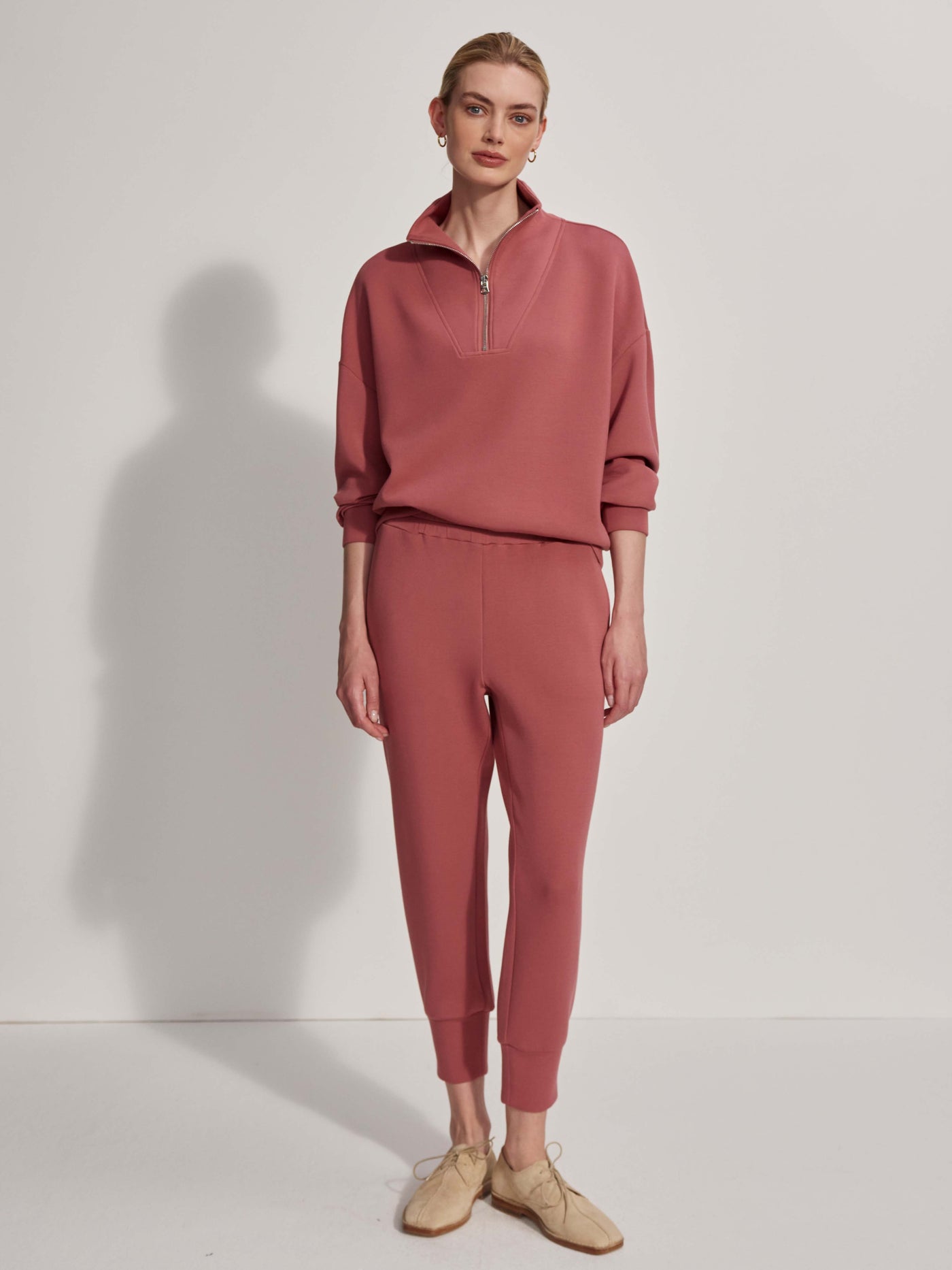 Varley Slim Cuff Pant 25 - Withered Rose