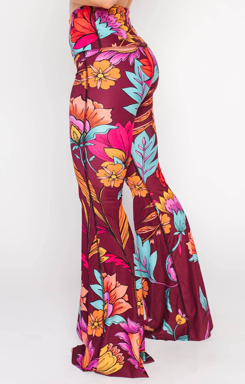 Indie Flow Printed Bell Bottoms left