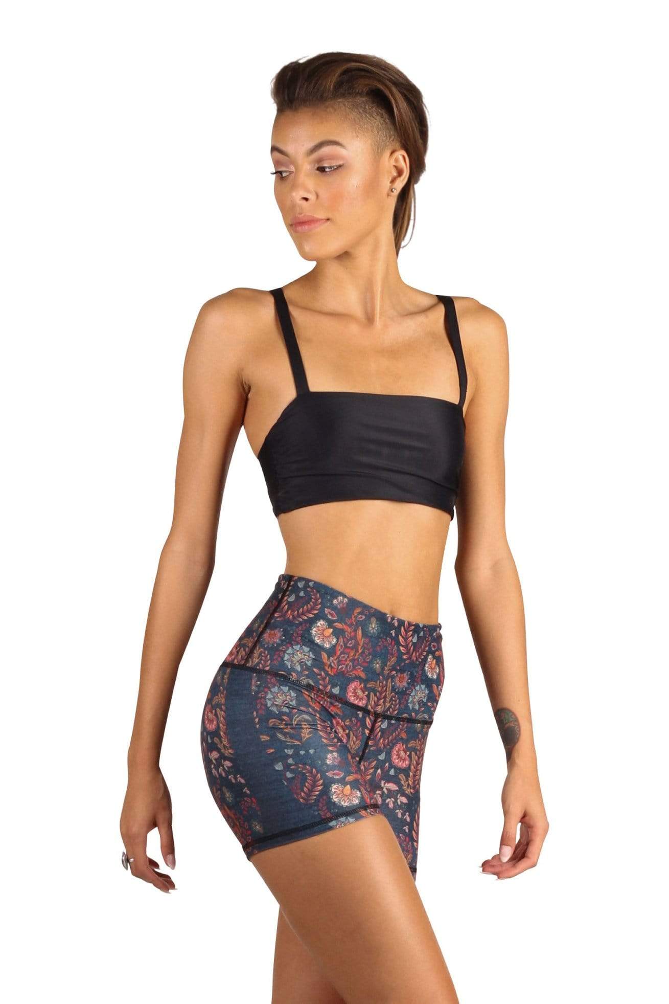 Yoga Democracy Shorts Joey Short in Festival Denim