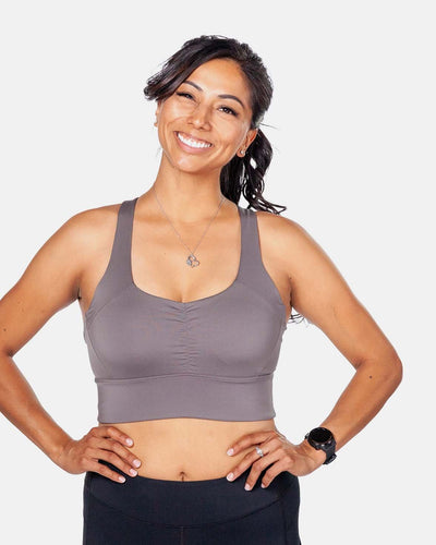 Handful Gametime Bra – Magnetic Gray