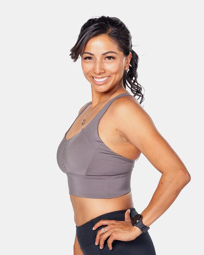 Handful Gametime Bra – Magnetic Gray