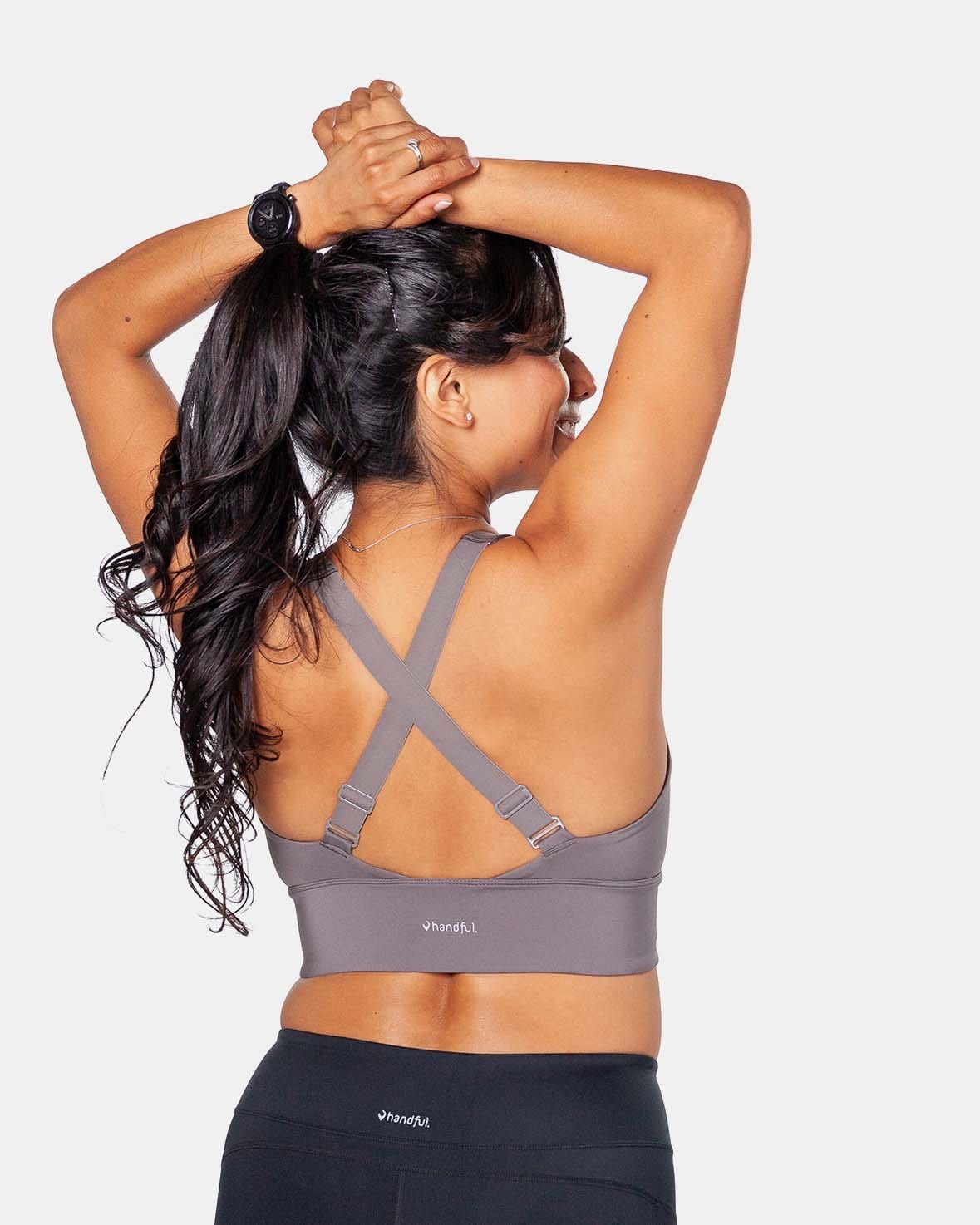 Handful Gametime Bra – Magnetic Gray