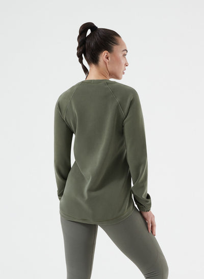 Sleek Sweat - Ultra Soft Relaxed Fit Crew Neck Sweatshirt for Women