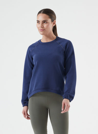 Sleek Sweat - Ultra Soft Relaxed Fit Crew Neck Sweatshirt for Women