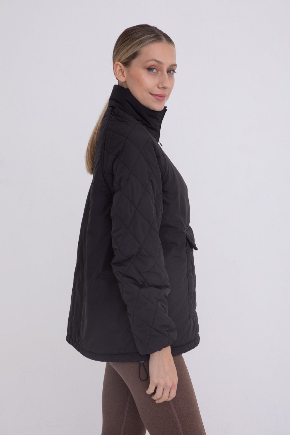 Padded Puffer Quilted Pullover Jacket