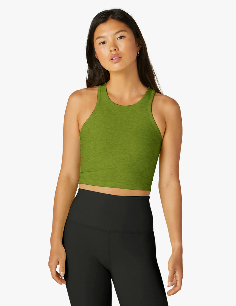 Beyond Yoga ReFocus Cropped Tank - Fern