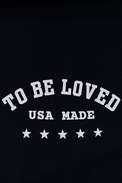 WithLove ♡ 'To Be Loved' Printed Pullover Sweatshirt