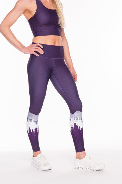 Summit Yoga Pants - Purple