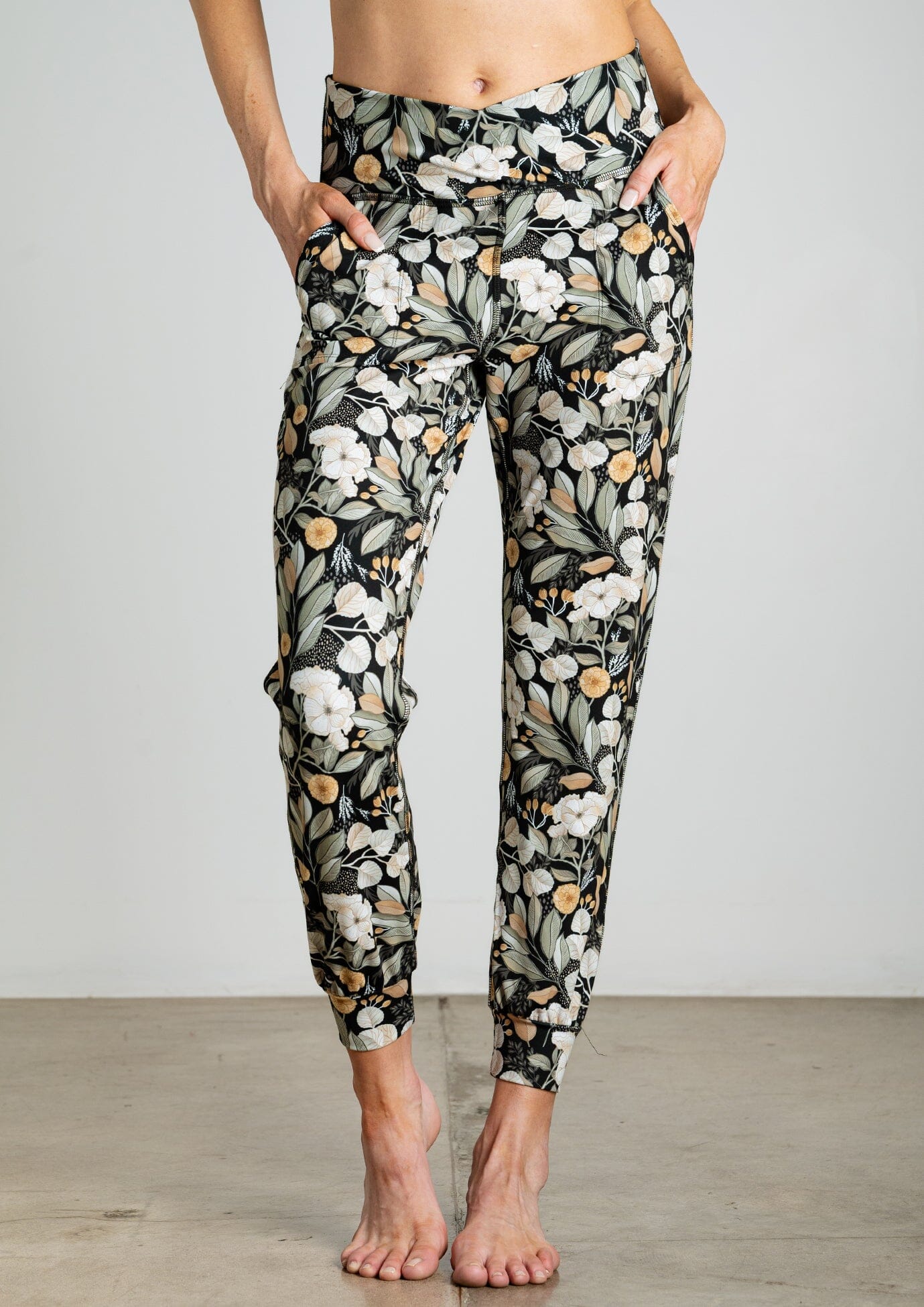 Cross Waist Jogger - Magnolia