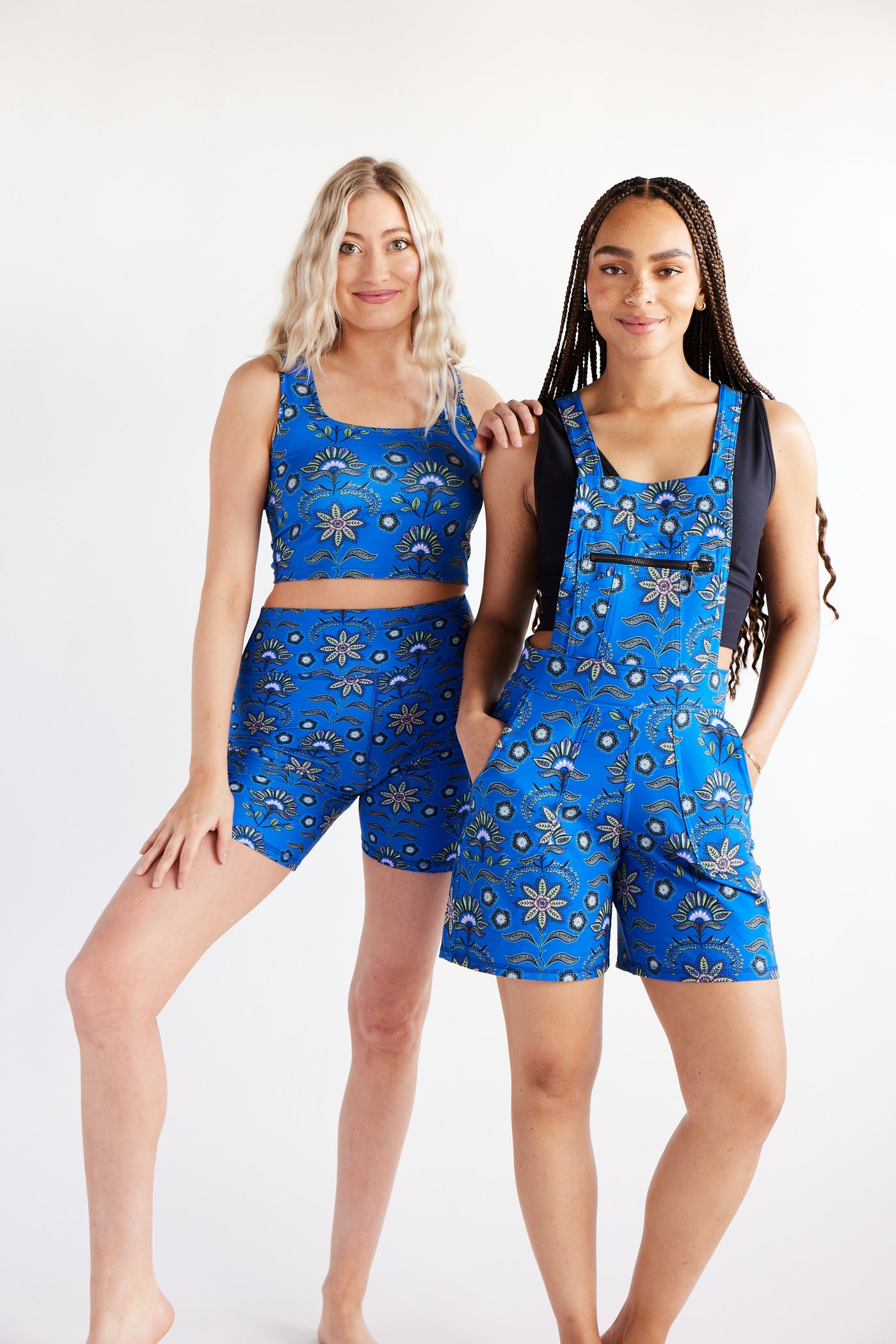 Overall Romper - Bloom