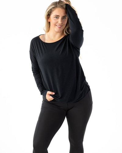 Handful Hello Sunshine UPF Long Sleeve - Booya Black