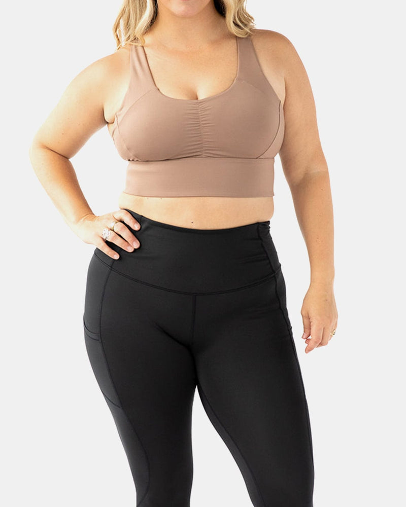 Handful Gametime Bra – Just Brew It (Latte Brown)