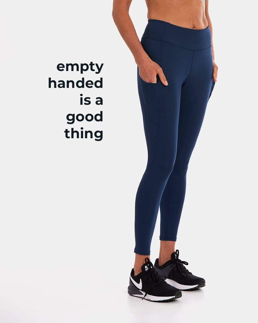 Handful Wi-Thi Mid-Rise Pocketed Legging – Night Swim Navy