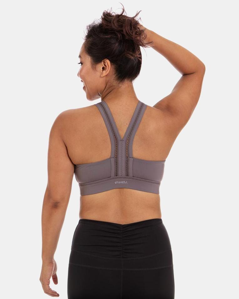 Handful Y-Back Bra - Magnetic Gray