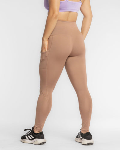 Handful Hi Five Pocketed High-Waist Legging - Just Brew It