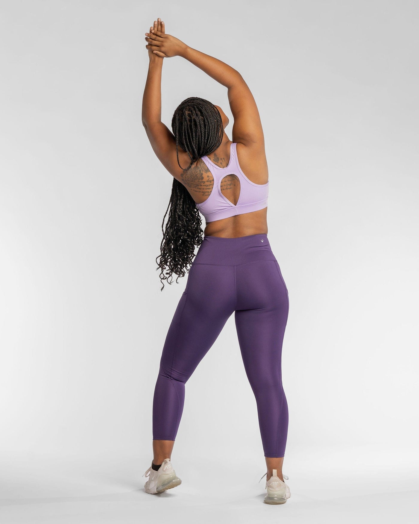 Handful Hi Five Pocketed High-Waist Legging - Purple Craze