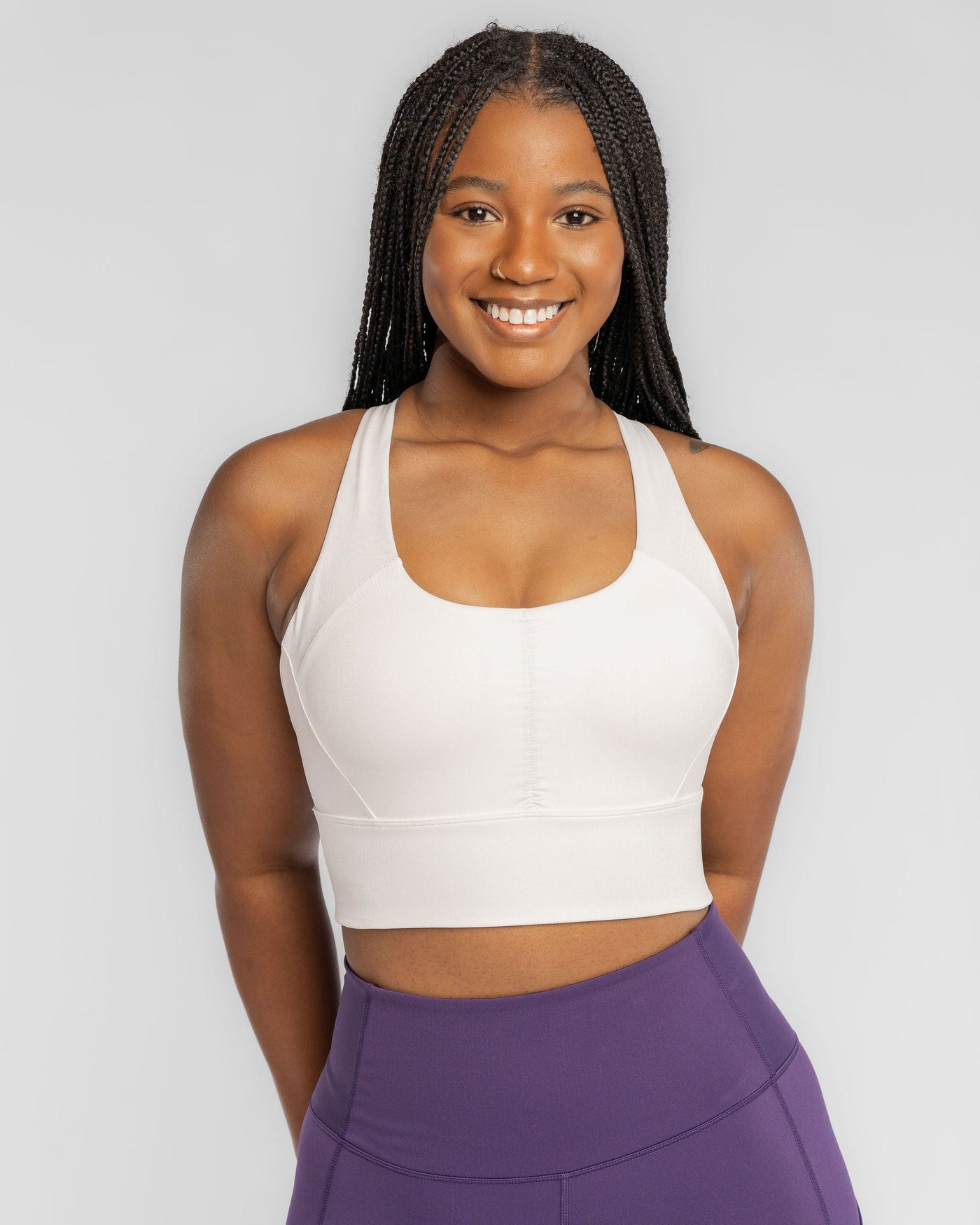 Handful Gametime Bra – No Headlights White