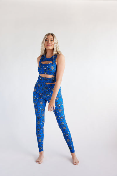 High Rise Leggings -  Bloom