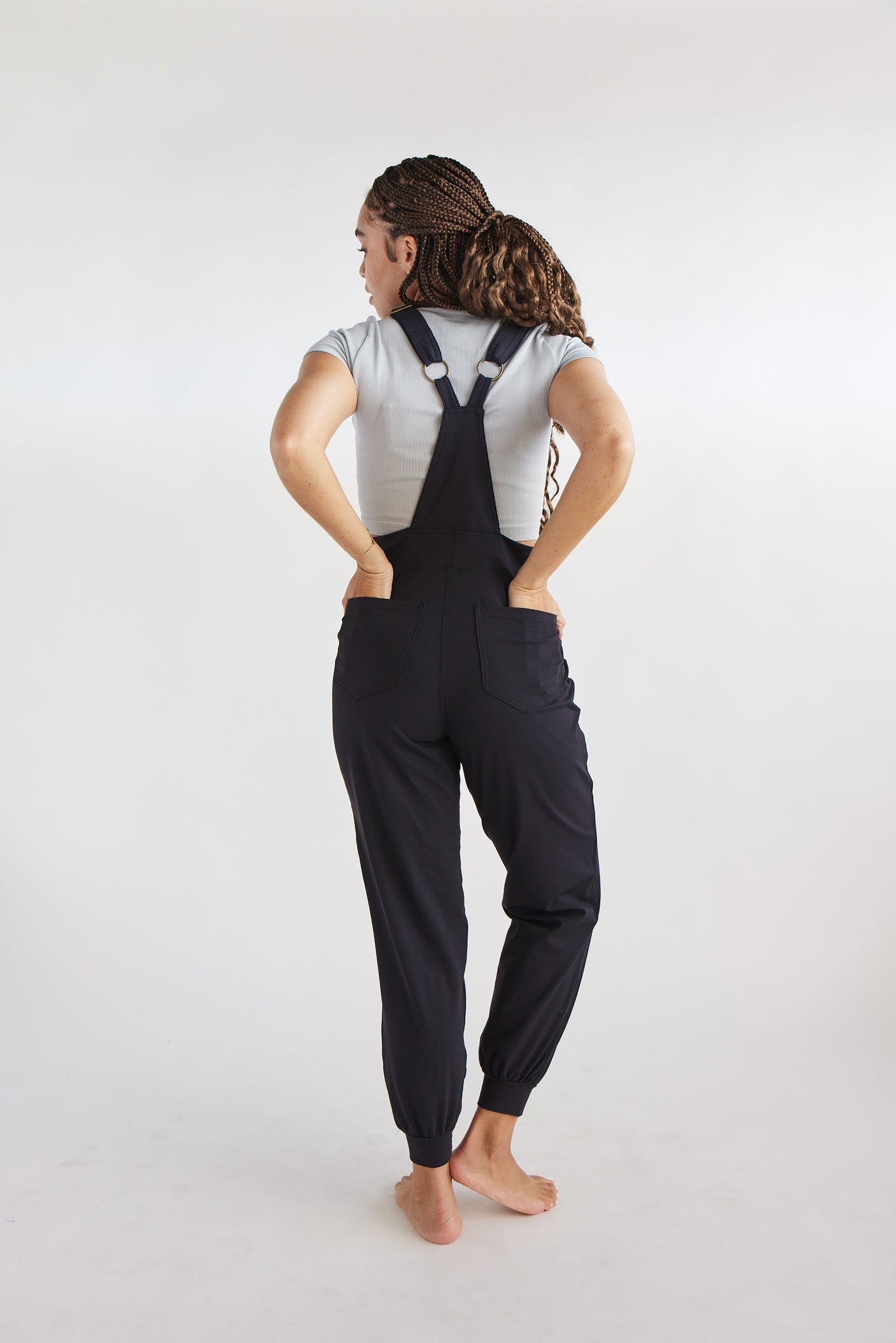 Overall Jumpsuit in Black