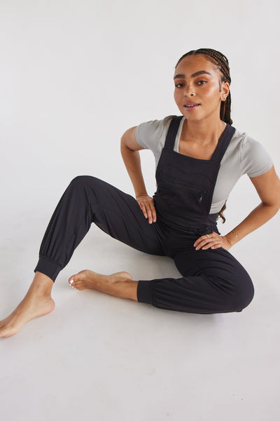 Overall Jumpsuit in Black