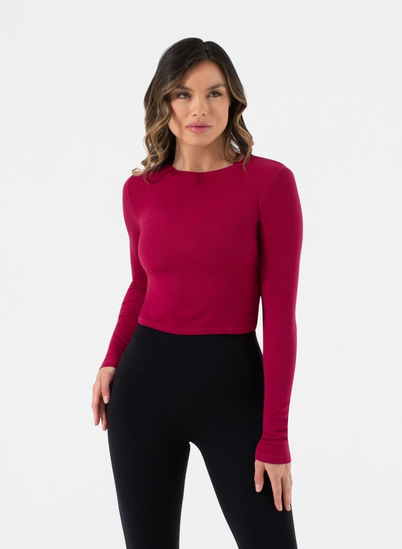 Ultra Soft Acacia Twist Back Long Sleeve