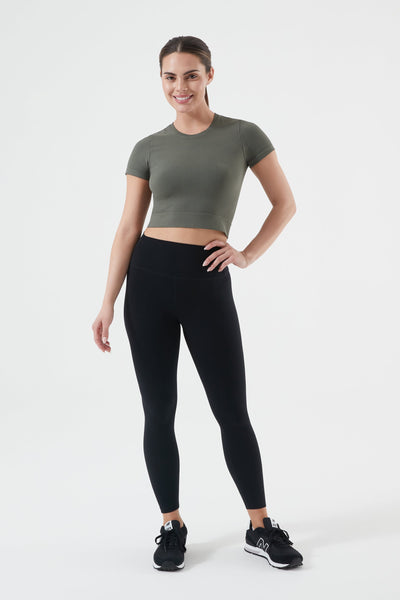 Our Favorite Crop - Ultra Soft Seamless Crop Top for Performance & Comfort