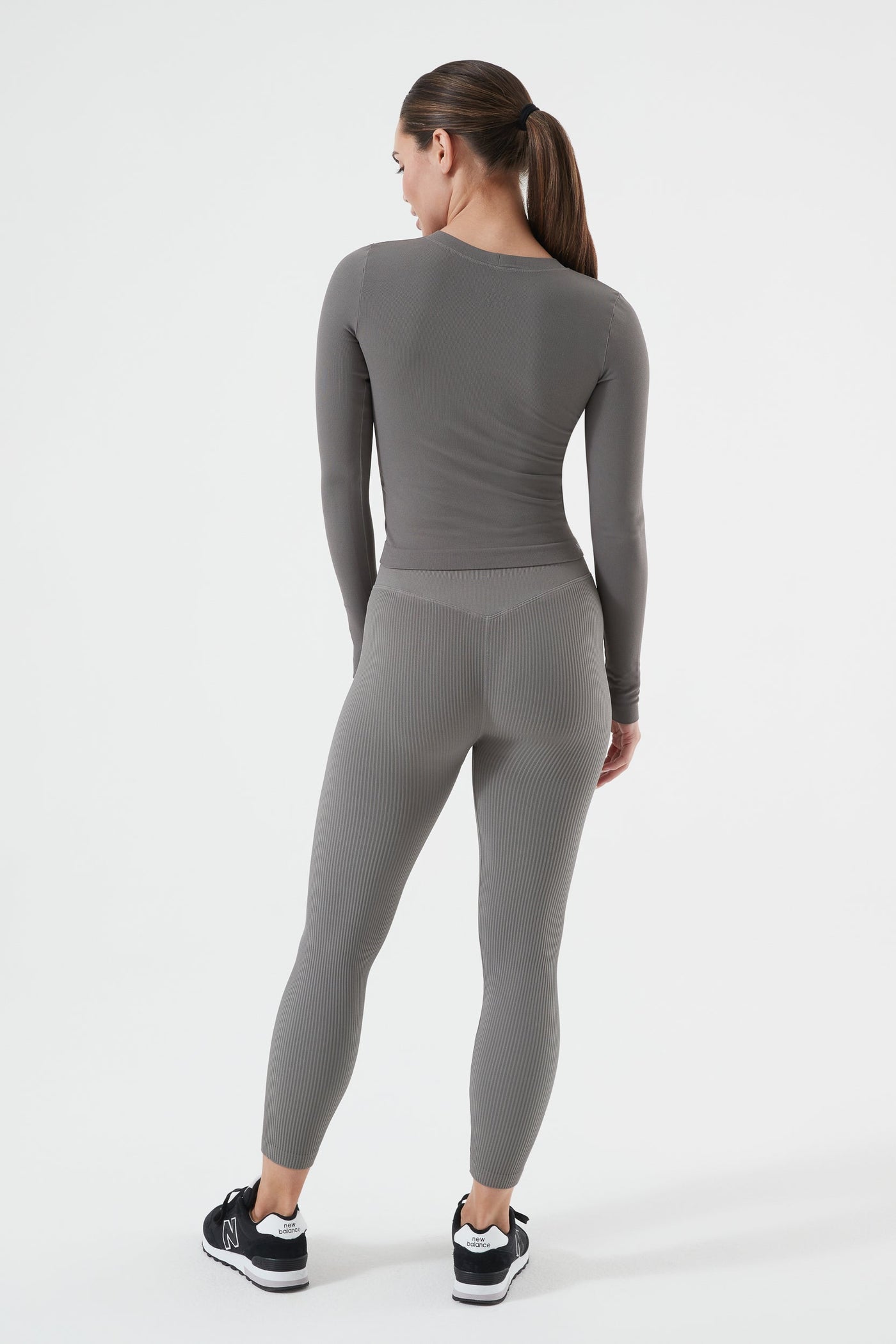 Rib Seamless Long Sleeve