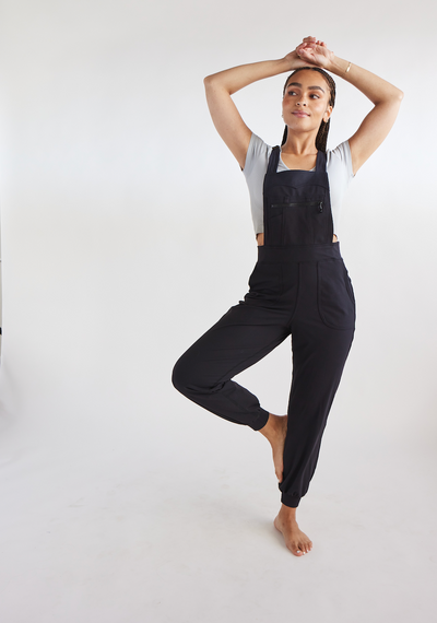 Overall Jumpsuit in Black