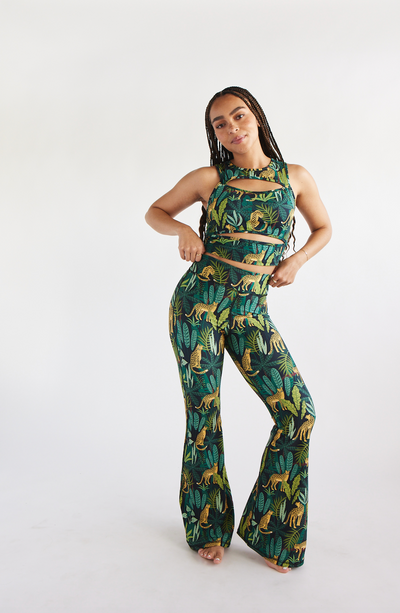 Flare Pants - Jungle