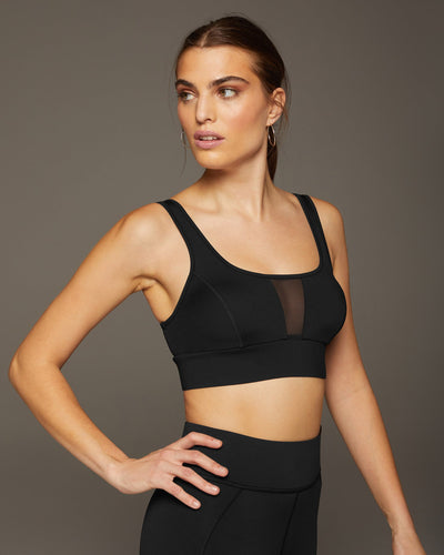 Velocity Longline Bra - Black