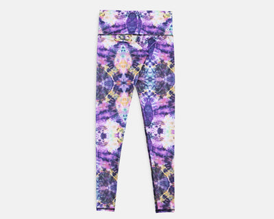 Charly Legging in Acid Cloud Print