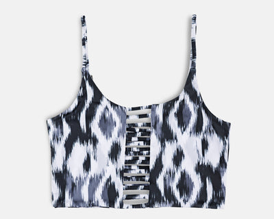 Blurred Ikat print