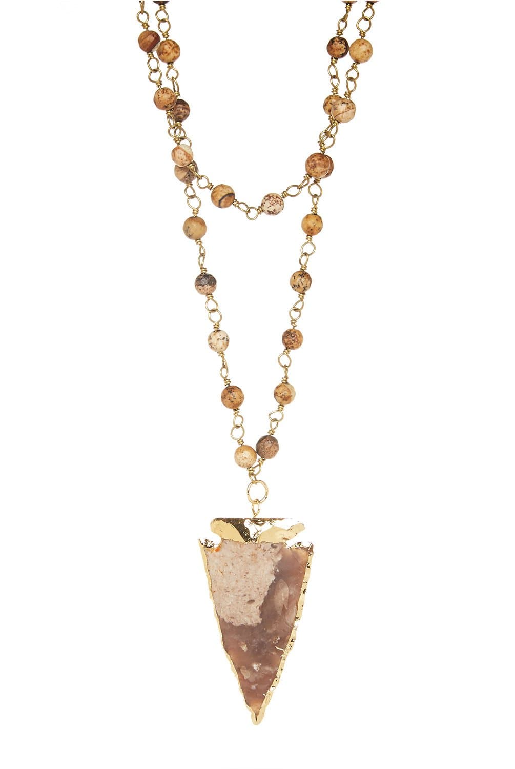 B.b. Lila Jewelry Arrowhead Choker