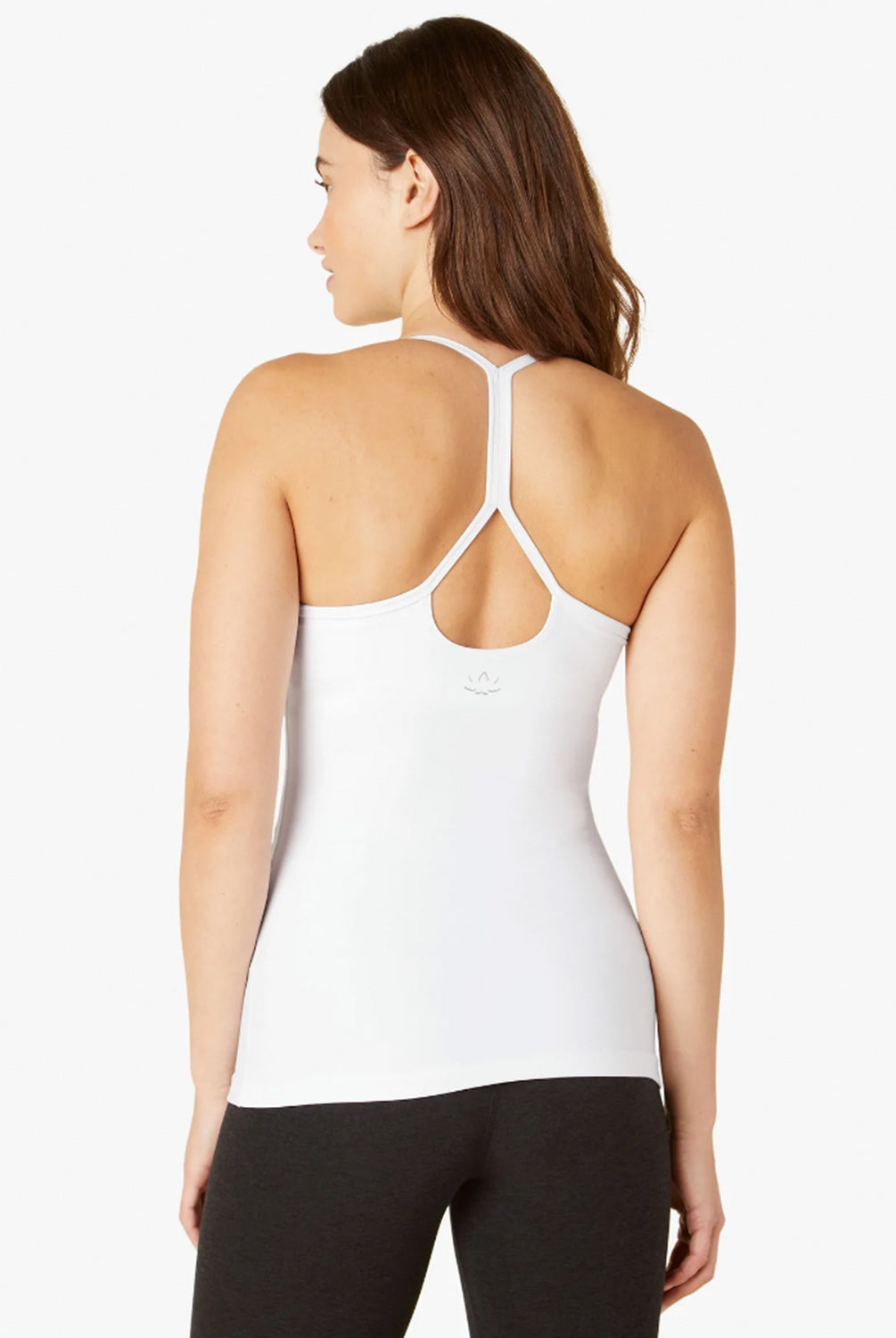 Beyond Yoga Slim Racerback Cami - White