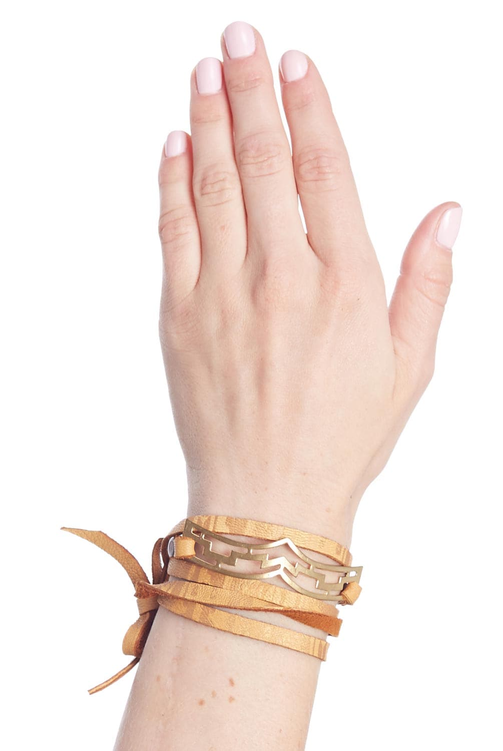 C. Keene Jewelry Western Wrap Cuff in Tan