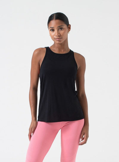 Chase Drape Tank T0571:T0571-Black-S - NUX