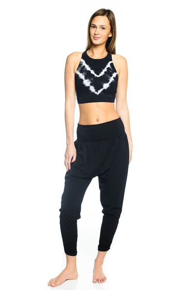 Electric & Rose Grayson Crop Top Black