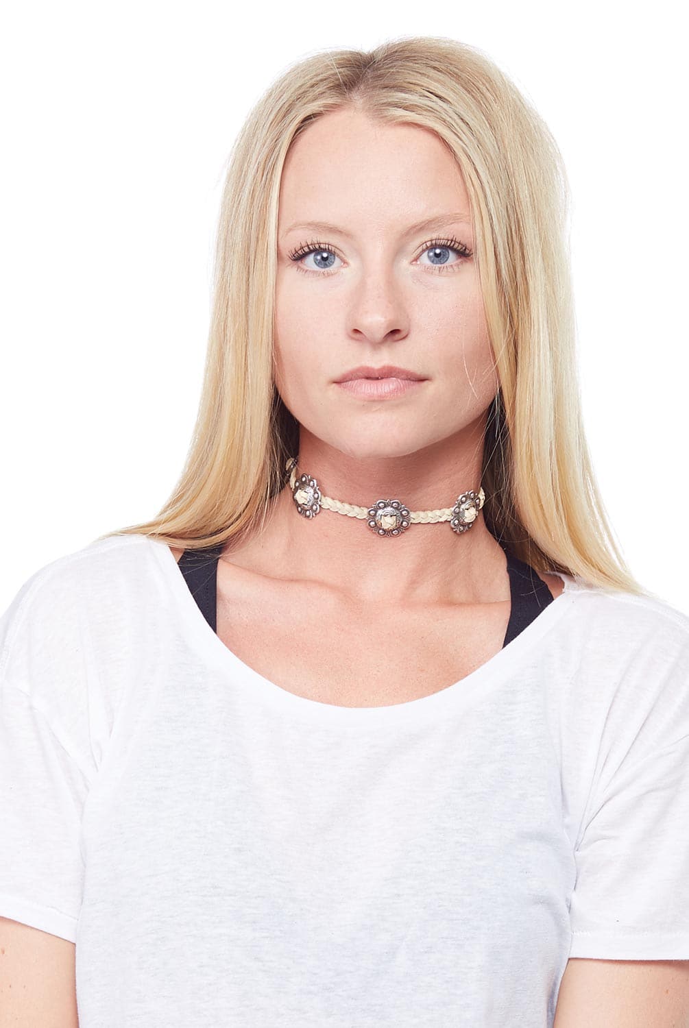 Frasier Sterling Concho Choker - Evolve Fit Wear